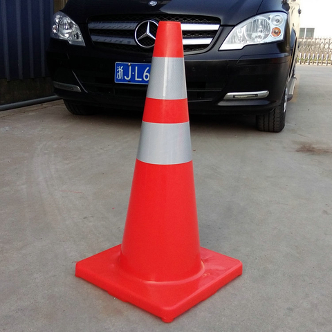 70cm 2.3kg 全橙色 PVC 路锥